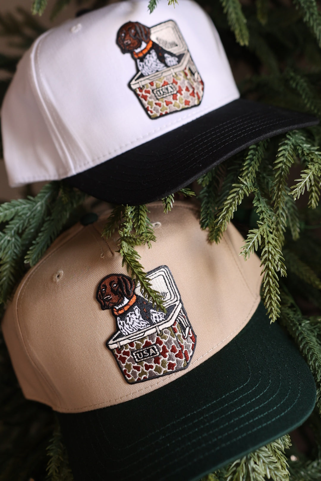 Bird Dog Trucker-Hunter Green/Khaki