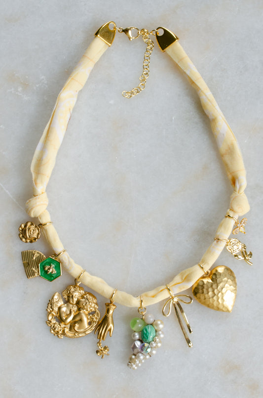 The Giving | Bandana Charm Necklace