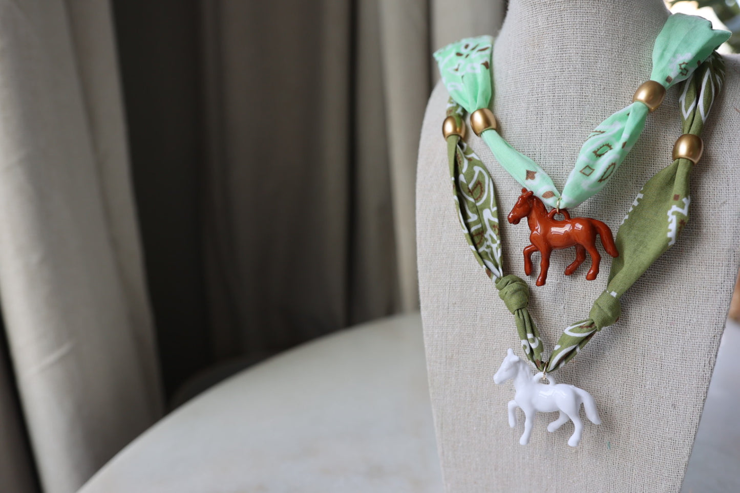 Horsin’ Around Bandana Necklace