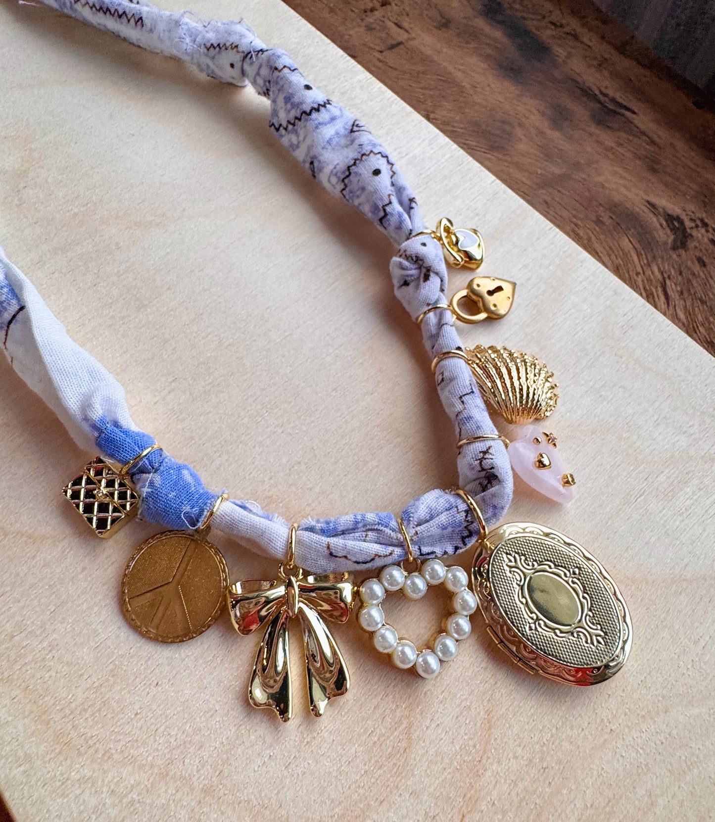 Hampton Hippie Bandana Necklace