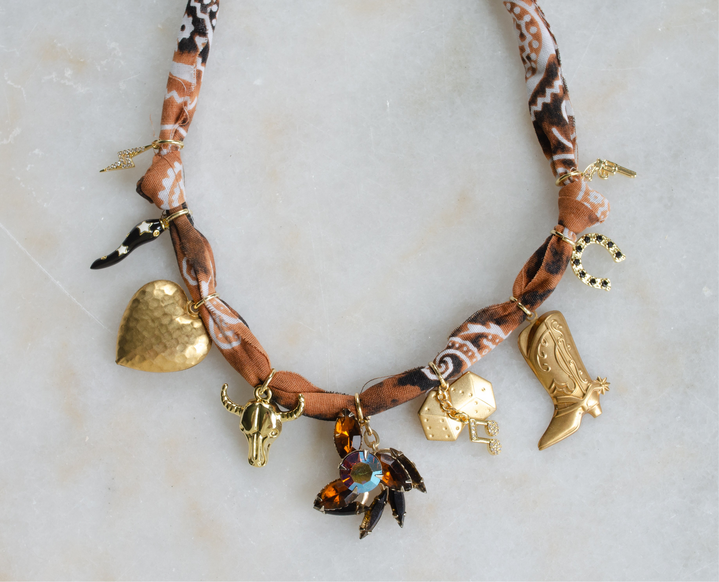 Trailblazer | Bandana Charm Necklace